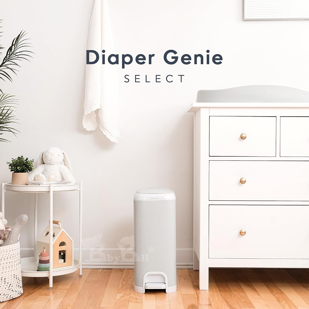 【倆寶貝精品館】加拿大Diaper Genie 不鏽鋼雙重鎖臭尿布處理器 多層鎖臭塑膠袋匣(加長型), , large