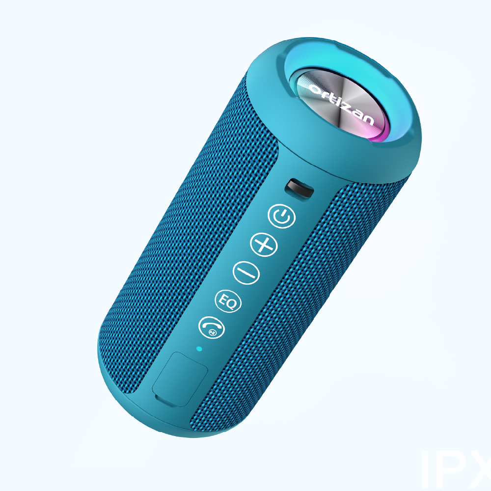 Ortizan X10B Portable Bluetooth Speaker | 24W Surround Sound, 30-Hour Battery Life, IPX7 Waterproof - Blue, , large