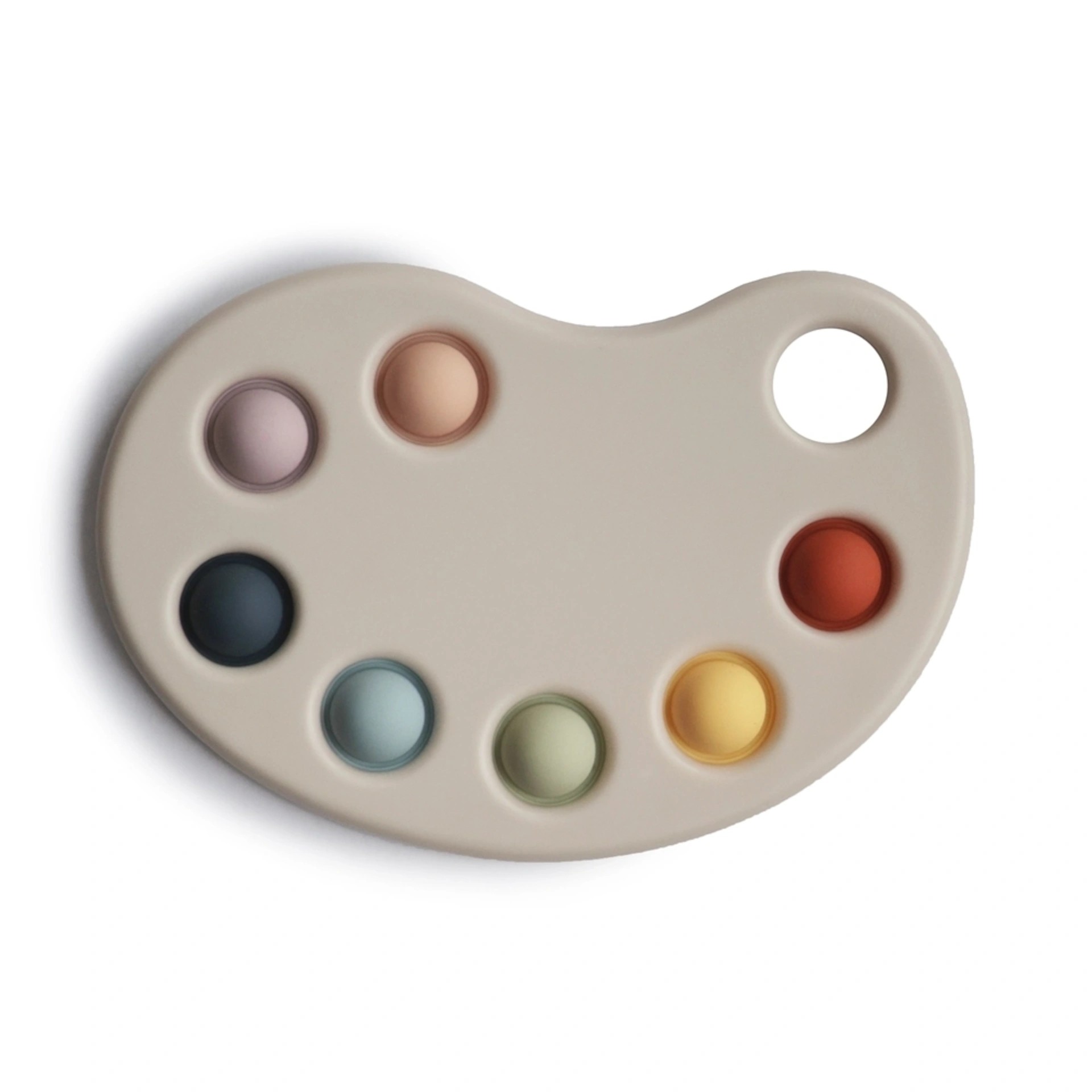 Mushie Paint Palette Press Toy - Multi, , large
