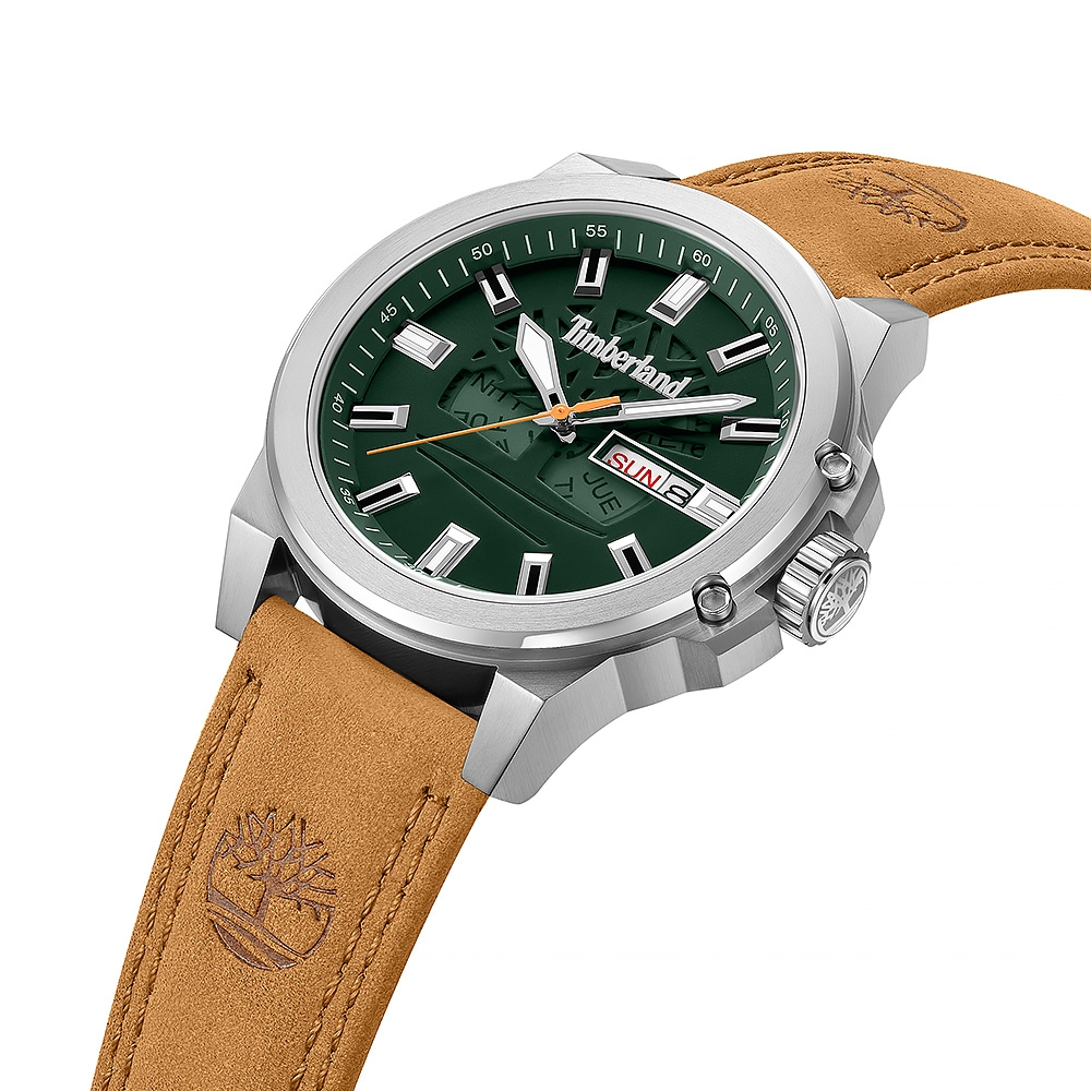 Timberland 天柏嵐 經典大樹大三針手錶-46mm TDWGB0040802, , large