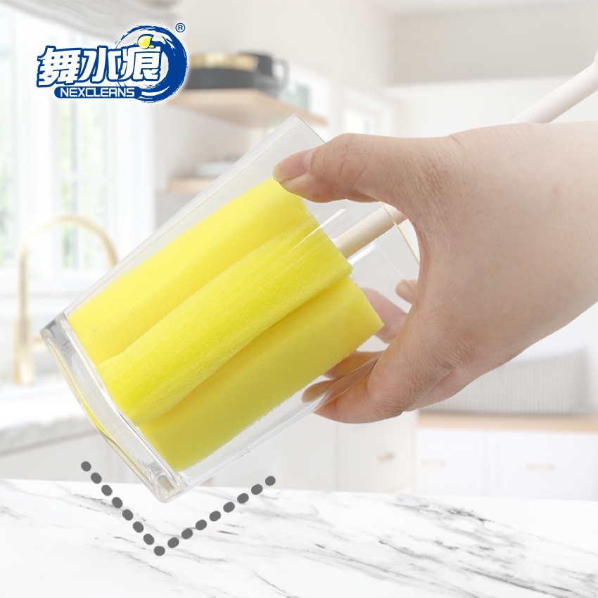 【舞水痕】RT-C3637 海綿洗杯刷 保溫瓶 水壺 玻璃杯 馬克杯, , large