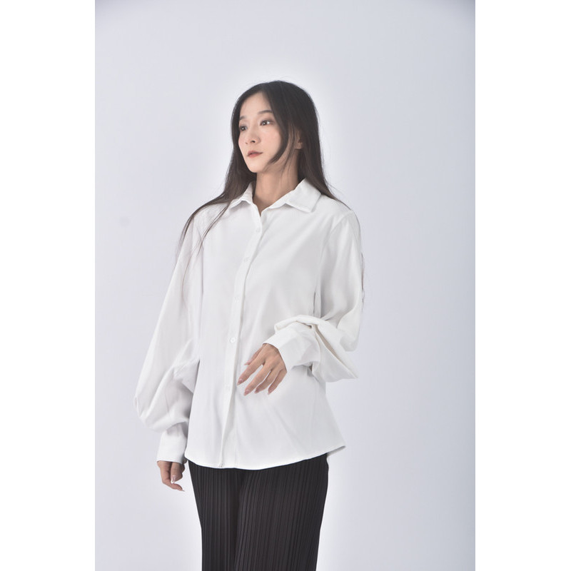 (M) tgy s design質感西裝白色長袖上衣二手衣, , large