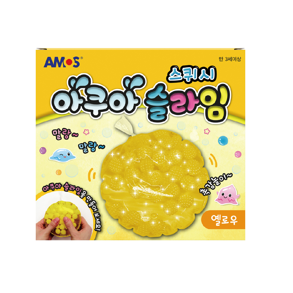 【韓國AMOS】史萊姆創意捏捏球 水藍晶, , large