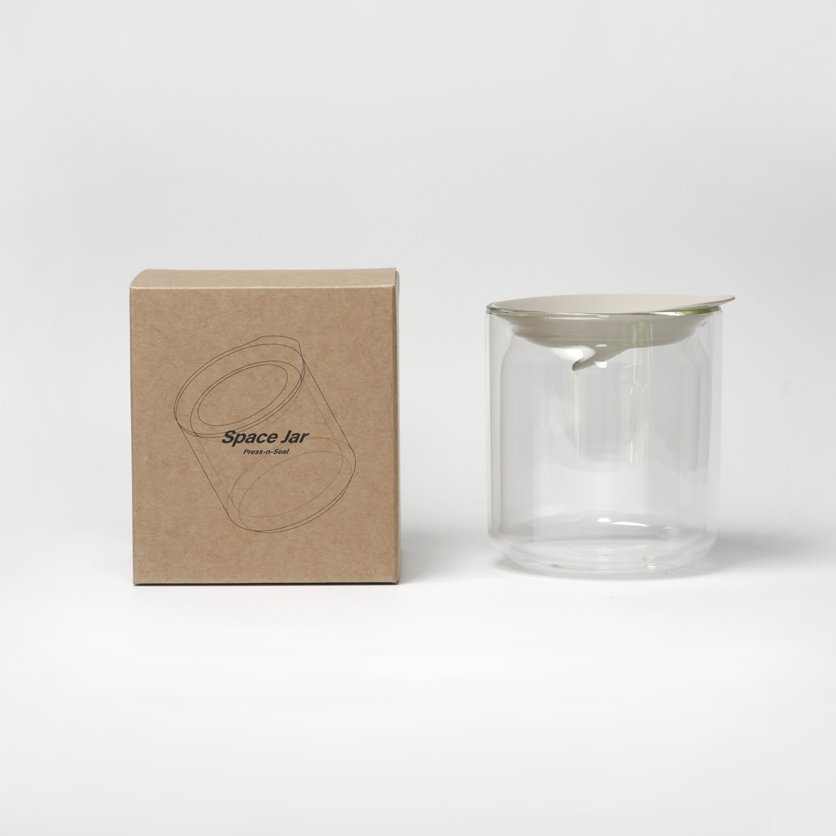 HMM Space Jar - Clear, , large