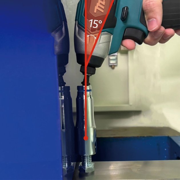 《tevc》日本 VESSEL 六角柄 WSA搖頭系列 剛鍛首振  15度搖頭套筒-24mm, , large