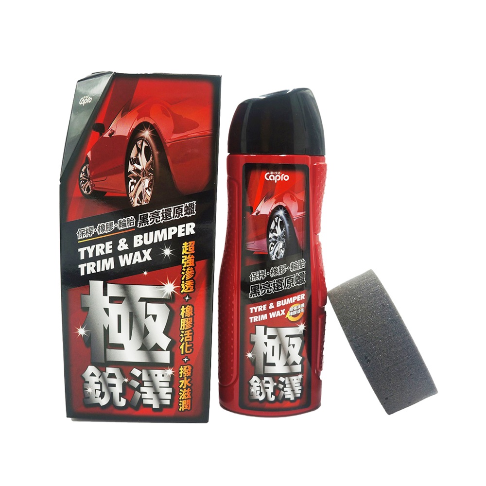 【Car Life】Capro Ultimate Shine Bumper Rubber & Tire Restorer Wax EF-80 (Tire Wax, Tire Care), , large