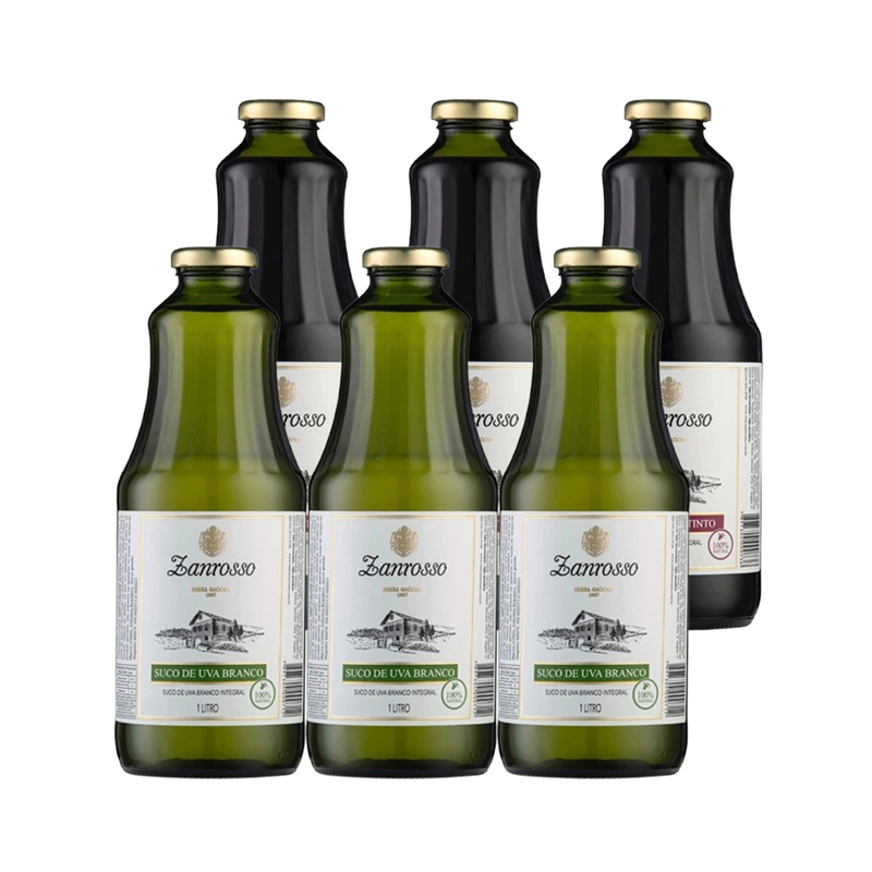 【千歲本舖】巴西Zanrosso贊羅索莊園 紅/白葡萄原汁 6入組, , large