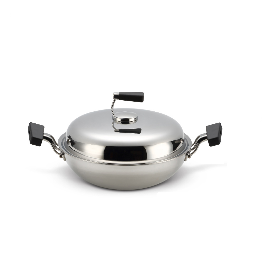 【美國Mother Goose鵝媽媽】純鈦鍋 99.94%高純鈦輕量炒鍋 純鈦 鈦金鍋 鈦炒鍋 物理性不沾鍋 鈦鍋 純鈦, , large