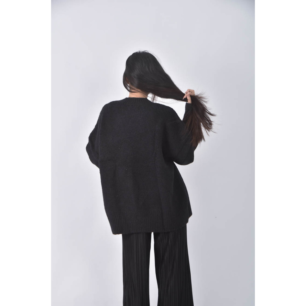 (2XL) 黑色長袖上衣二手衣, , large
