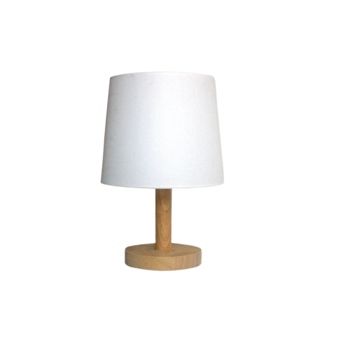 Mini Cute Solid Wood Desk Lamp, , large