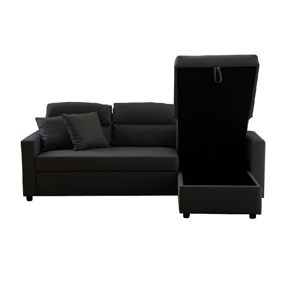 RH多利大L型收納沙發(貓抓皮), , large