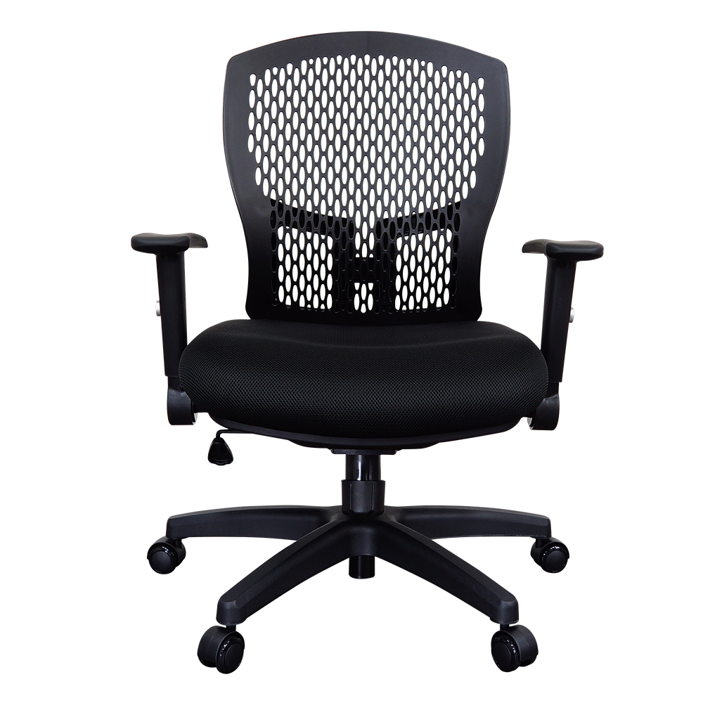 【H&R安室家】台製彈力人體工學護腰椅(電腦椅/辦公椅/升降椅/書桌椅), , large