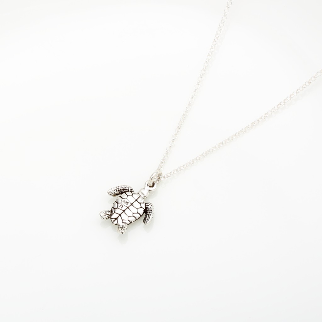 【Angel & Me】Sea Turtle s925 sterling silver necklace Christmas Birthday gift, , large