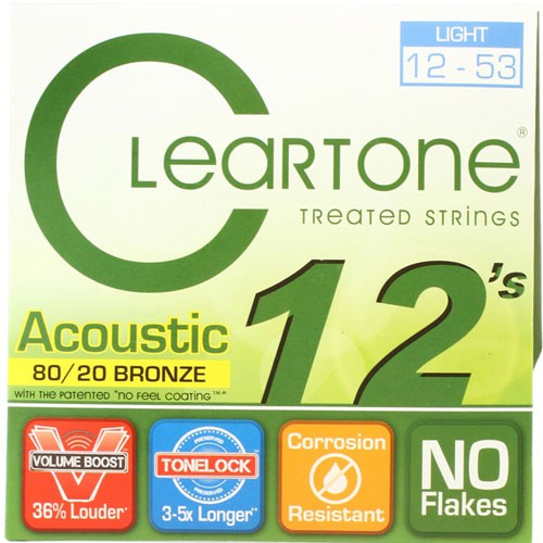 CLEARTONE 7612 黃銅民謠吉他套弦【敦煌樂器】, , large