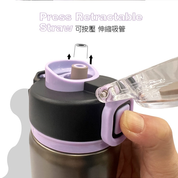 PERFECT 理想牌 晶鑽316不鏽鋼陶瓷運動彈跳杯保溫杯陶瓷杯彈蓋杯 不鏽鋼500cc-Leidea樂德兒, , large