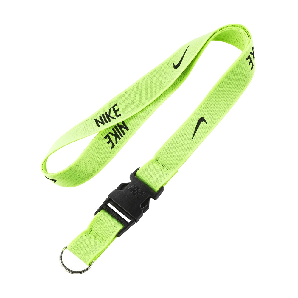 NIKE 識別證吊帶 多功能掛繩 識別證掛繩 手機掛繩 證件套掛繩 簡約 時尚 耐用 舒適 插扣 快拆 多功能 黃綠, , large