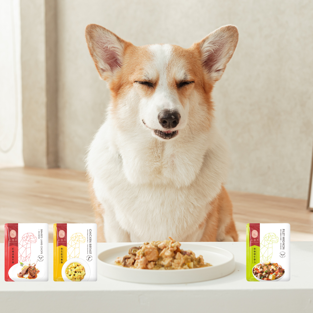 【XIN TOU ROU】Dog Fresh Meal Pouch &ndash; Green Curry Beef Filet &ndash; 150g (30 Pack), , large