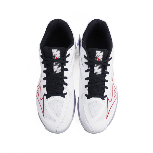 Mizuno Thunder Blade Z 男女 排球鞋 運動 訓練 止滑 緩震 白紅黑 [V1GA237096], , large