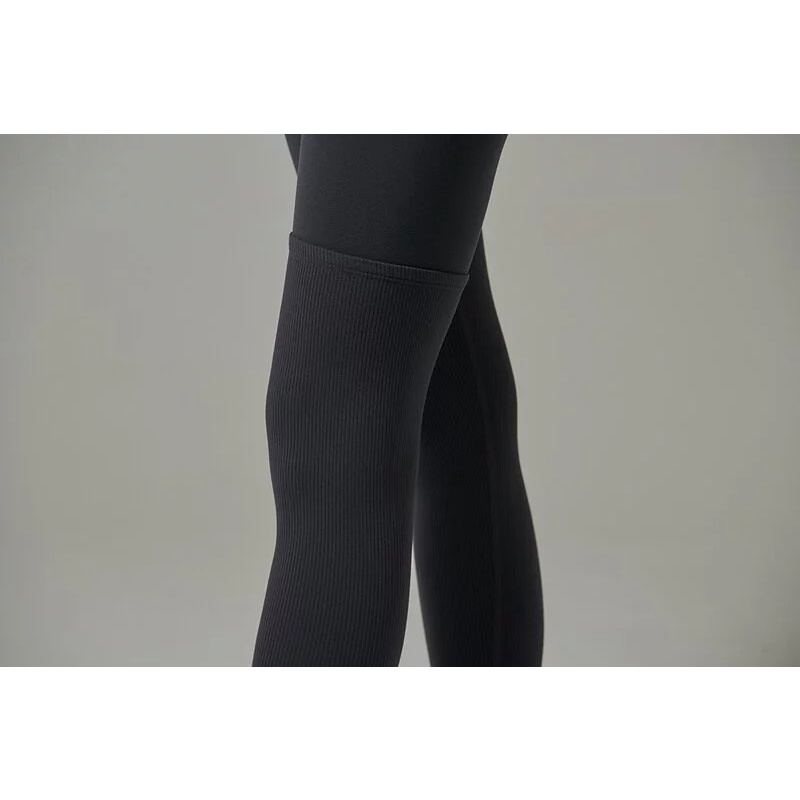 YOGA FLOW Brook Pants - 雙材質拼長褲 - 沉穩灰 Dark Grey, , large