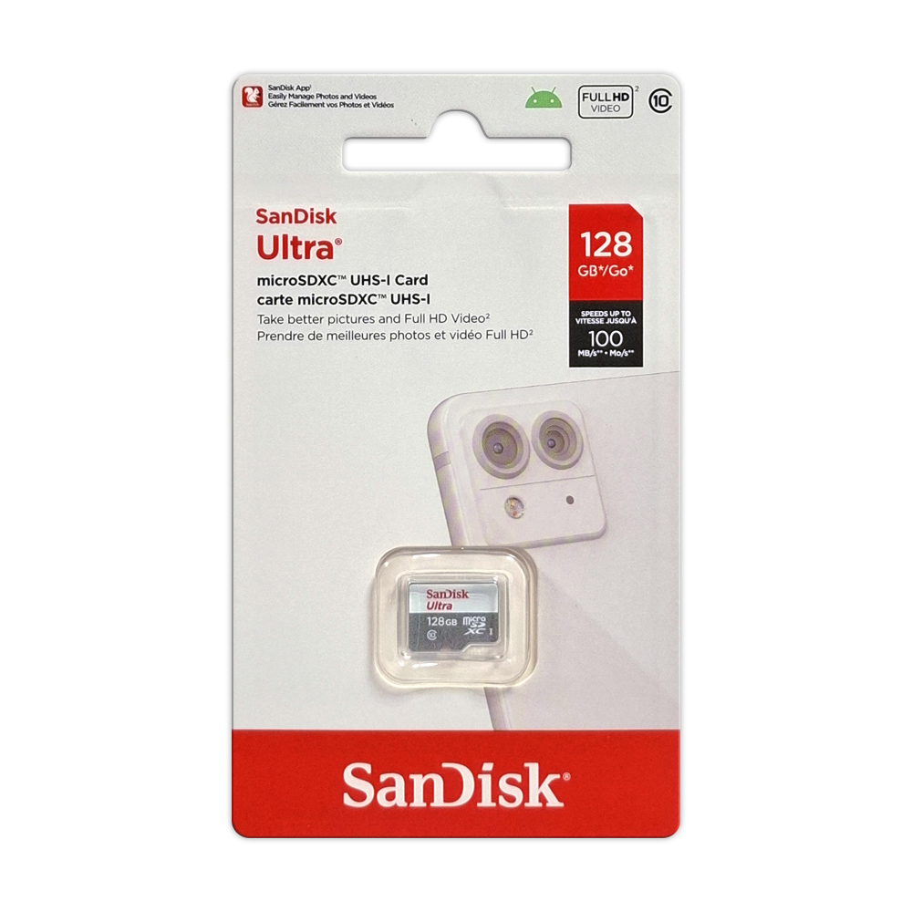 SanDisk ULTRA 128G UHS-I C10 microSDXC, , large