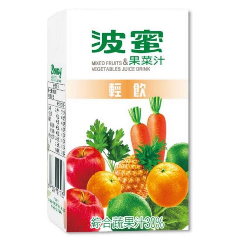 波蜜輕飲果菜汁(TP) 250ml, , large