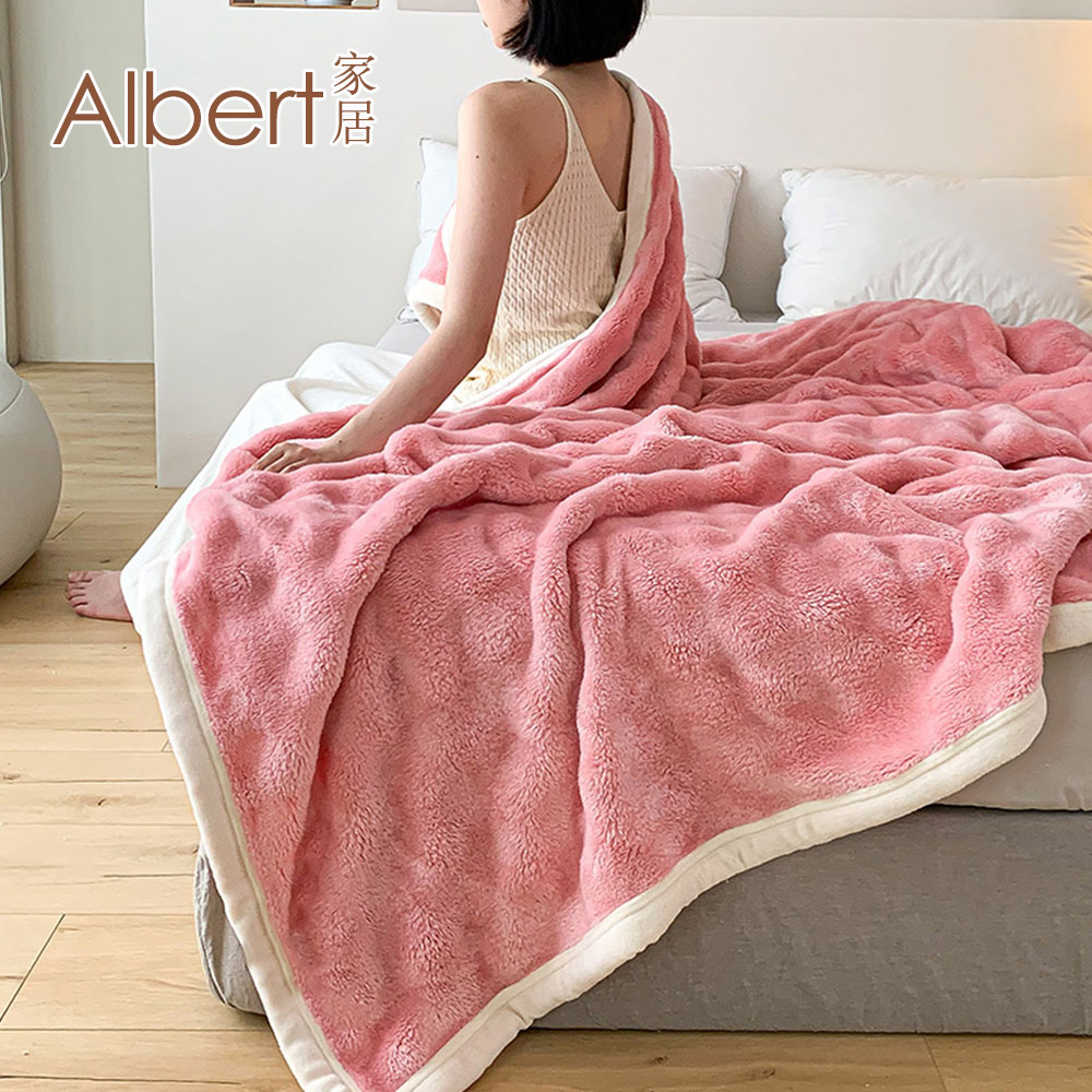 【Albert bedding】Rabbitblanket_SakuraPink