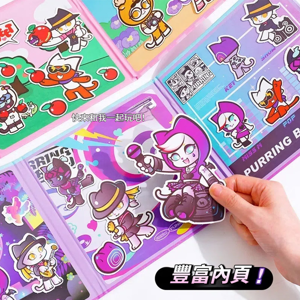 【啾愛你】呼嚕嚕磁力安靜書-樂隊篇, , large