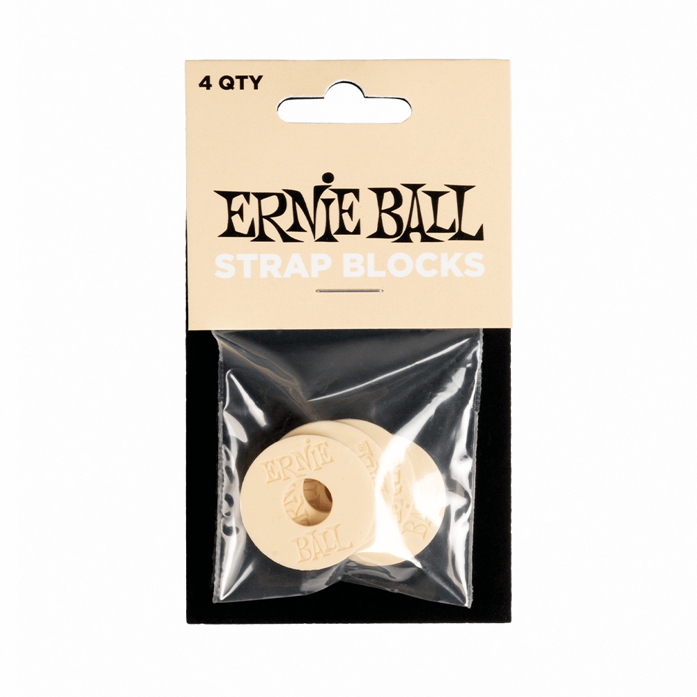 ERNIE BALL STRAP BLOCKS 4PK 安全背帶環  4入 多色款【敦煌樂器】, , large