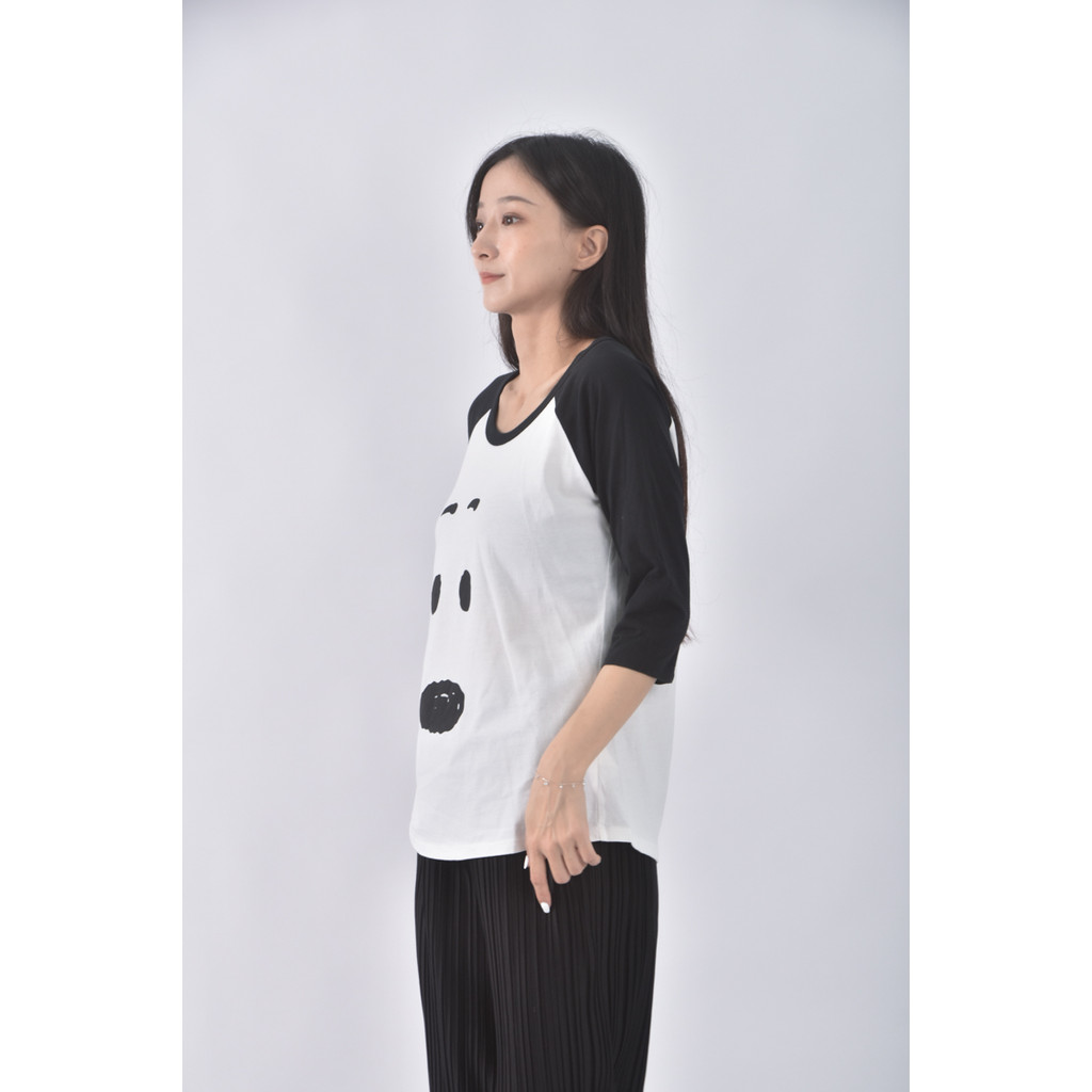 (M) lativ質感運動棉質可愛純棉白色短袖上衣二手衣, , large