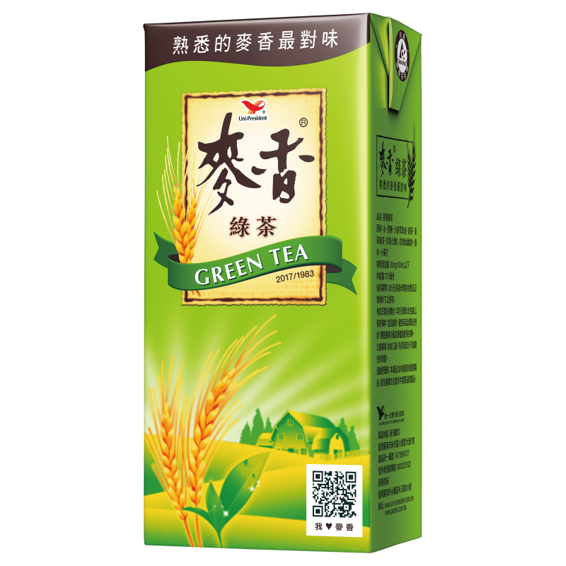 統一麥香綠茶TP375ml, , large
