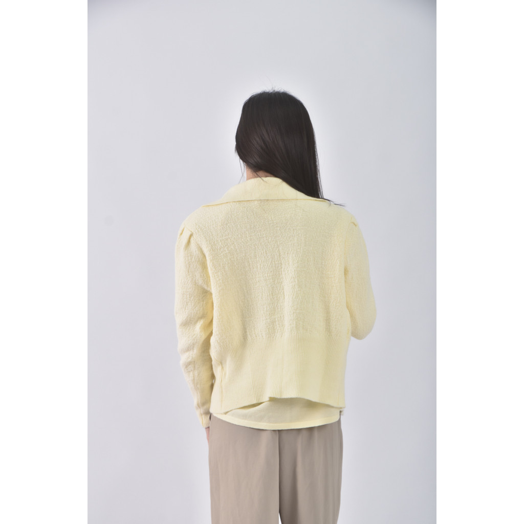 (L) niceioi兩件式黃色長袖上衣二手衣, , large