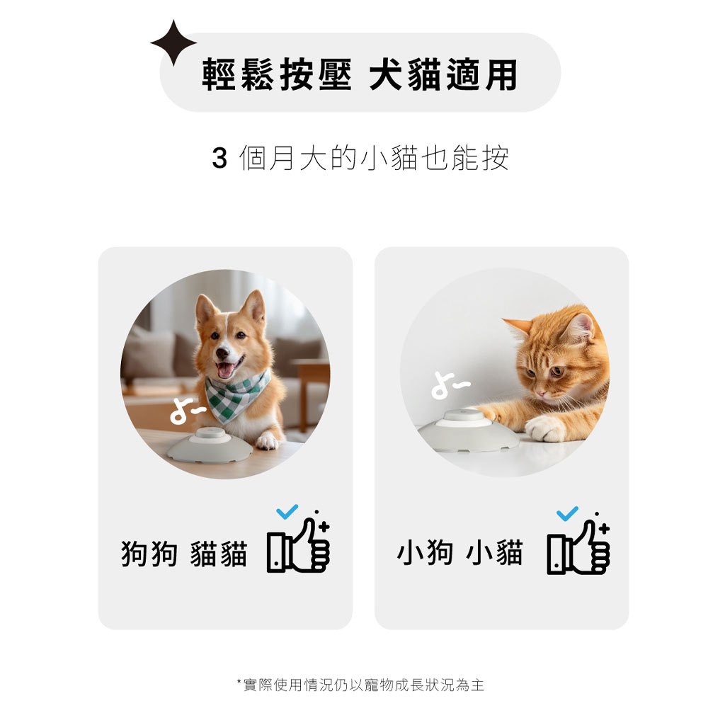 【GC】餵不停 貓狗寵物自動餵食器 專用獨家智能互動按鈕 LuxNourish grantclassic, , large
