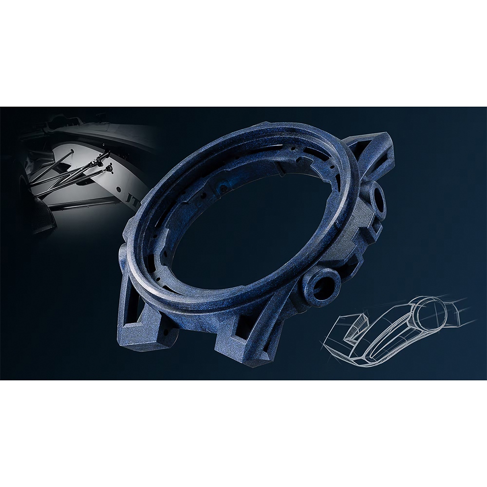 CASIO 卡西歐 EDIFICE 靛藍色 方程式賽車藍芽手錶 ECB-2000CB-2A, , large