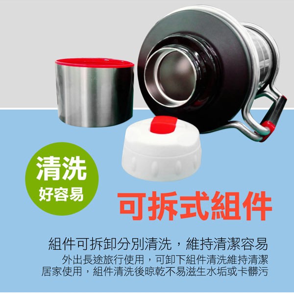 PERFECT 理想牌 金緻316不鏽鋼攜帶式保溫壺 不鏽鋼3500cc-Leidea樂德兒, , large