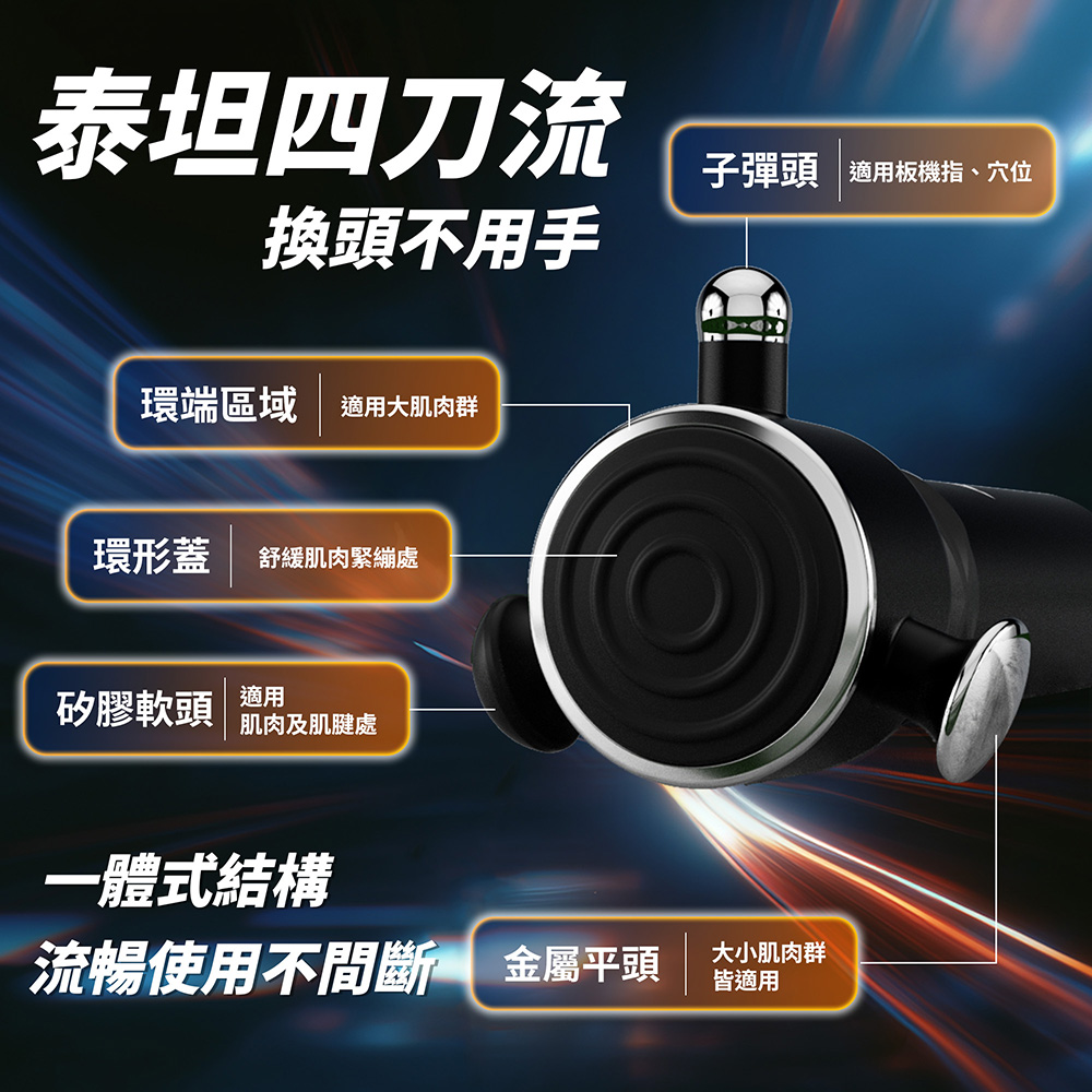 【YOULISN優力神】泰坦 魔導師全方位高頻槍 Y600｜肩頸舒緩 深層放鬆 肌肉舒緩 筋膜槍 按摩槍, , large