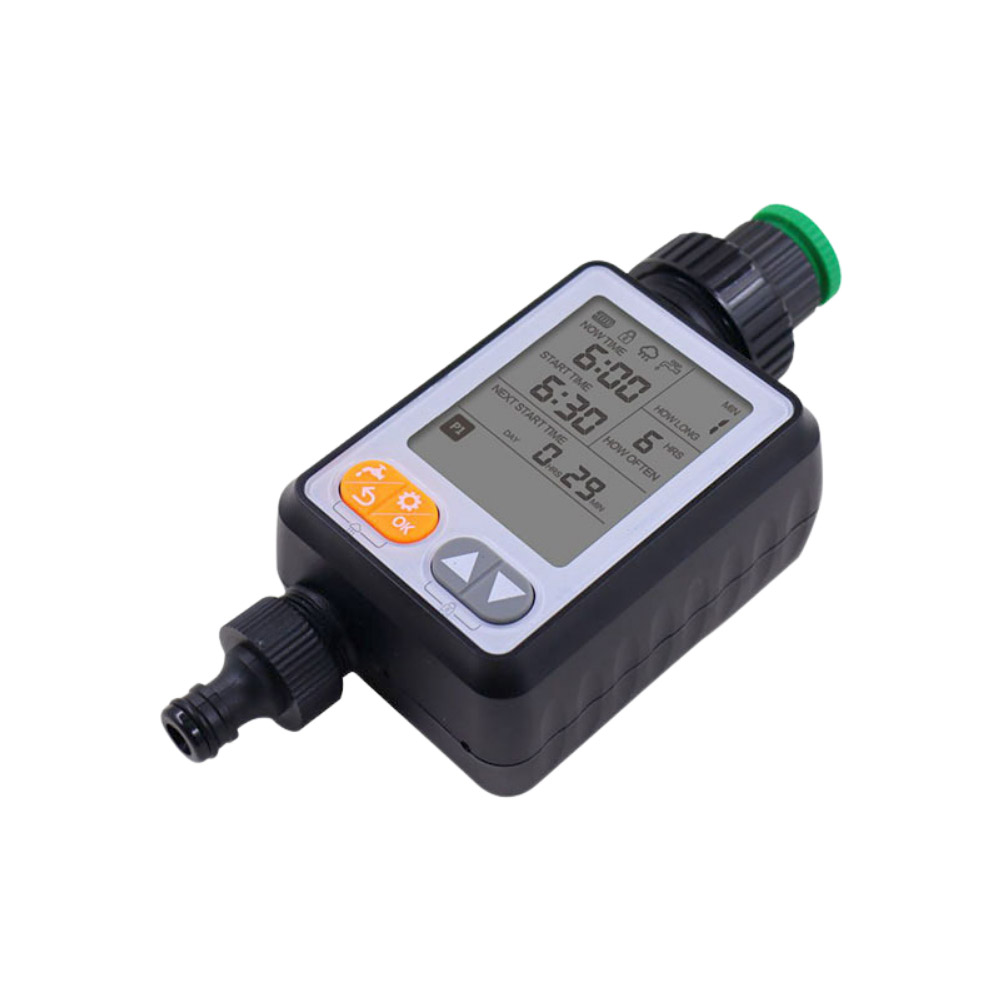 Rain sensor timer automatic irrigation device &ndash; black Chinese standard version, , large