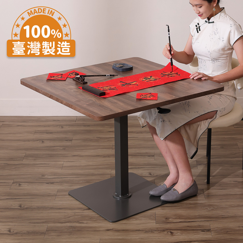 【KAKU健康生活】KA-4703 臺灣製造[魔法桌]氣壓升降餐桌-高桌-方-89x89cm 多色可選, , large