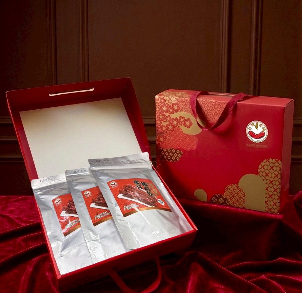 【台灣香腸食品】蜜汁豬肉乾70g 3件組 禮盒(口味任選), , large