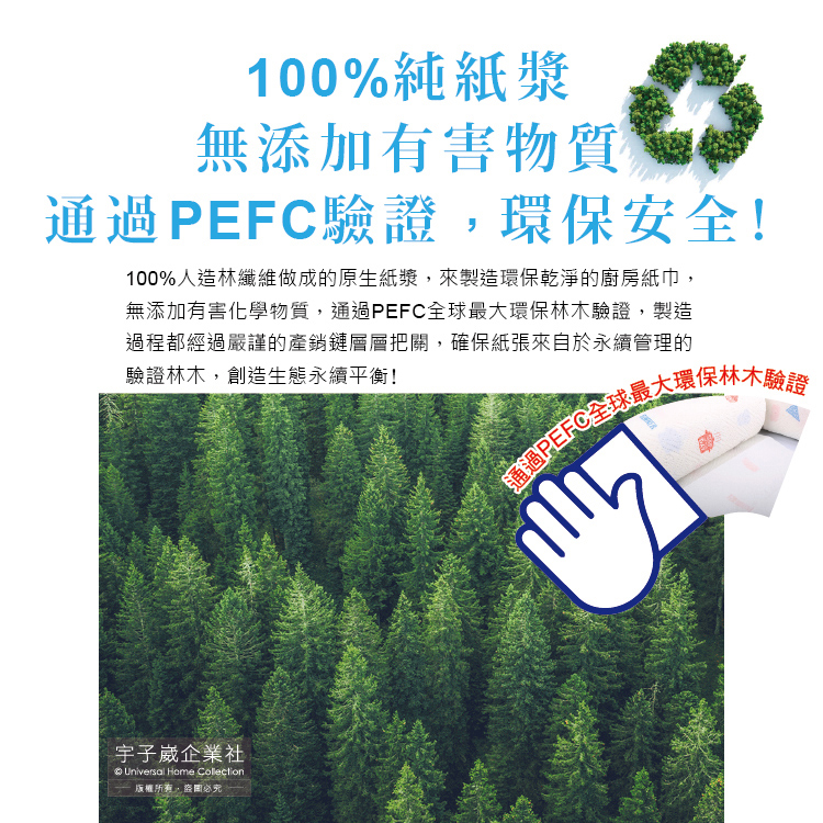 [日日好物]德國Rossmann-Alouette三層加厚印花壓紋吸水吸油乾濕兩用多用途廚房紙巾102片x2捲/袋(拋棄式抹布), , large