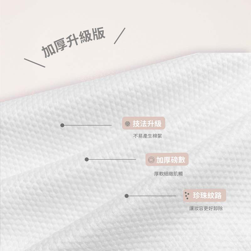 Kesho乾濕兩用珍珠紋洗臉巾80抽, , large