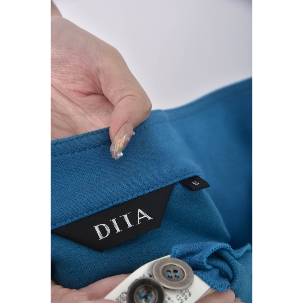 (S) dita寬鬆藍色洋裝二手衣, , large