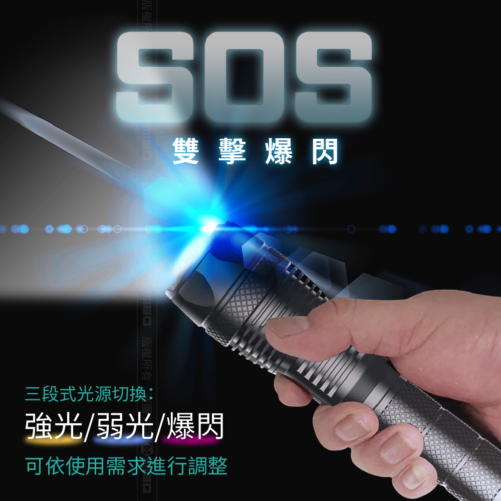 8電廠 MB7799 高亮戶外手電筒 12000流明, , large