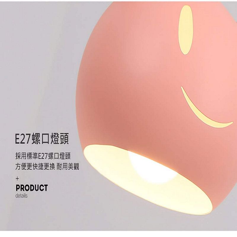 [Honey Comb]北歐風卡通造型吸頂燈 藍色(KC1832), , large