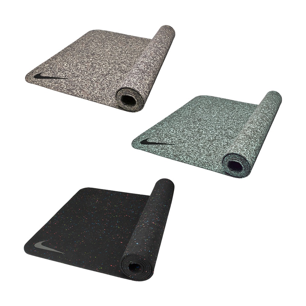 NIKE FLOW 4 MM 瑜珈墊 172CM 45D 舞蹈 隔音墊 運動墊 輕量 便攜 防臭 止滑 卡其 灰綠 黑