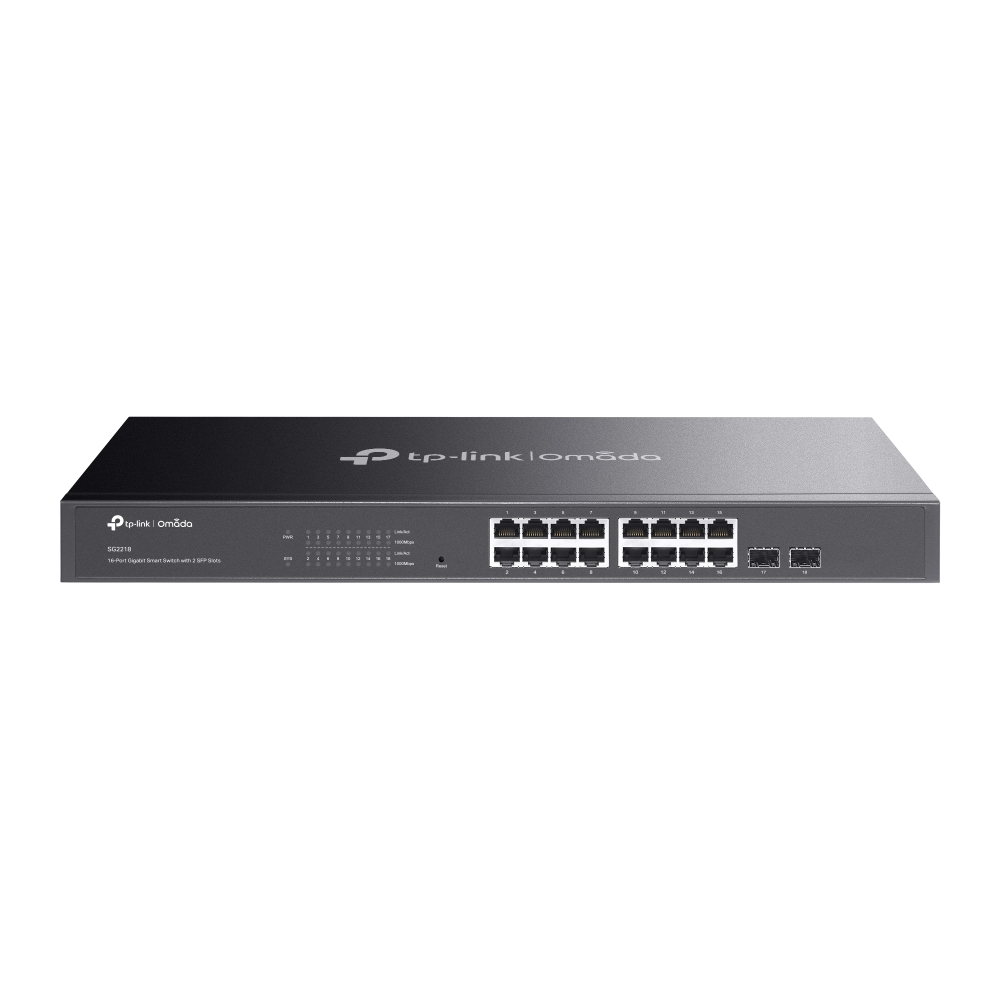 TP-LINK 昌運監視器 TL-SG2218 16Port Gigabit智慧型交換器 2個SFP JetStream, , large