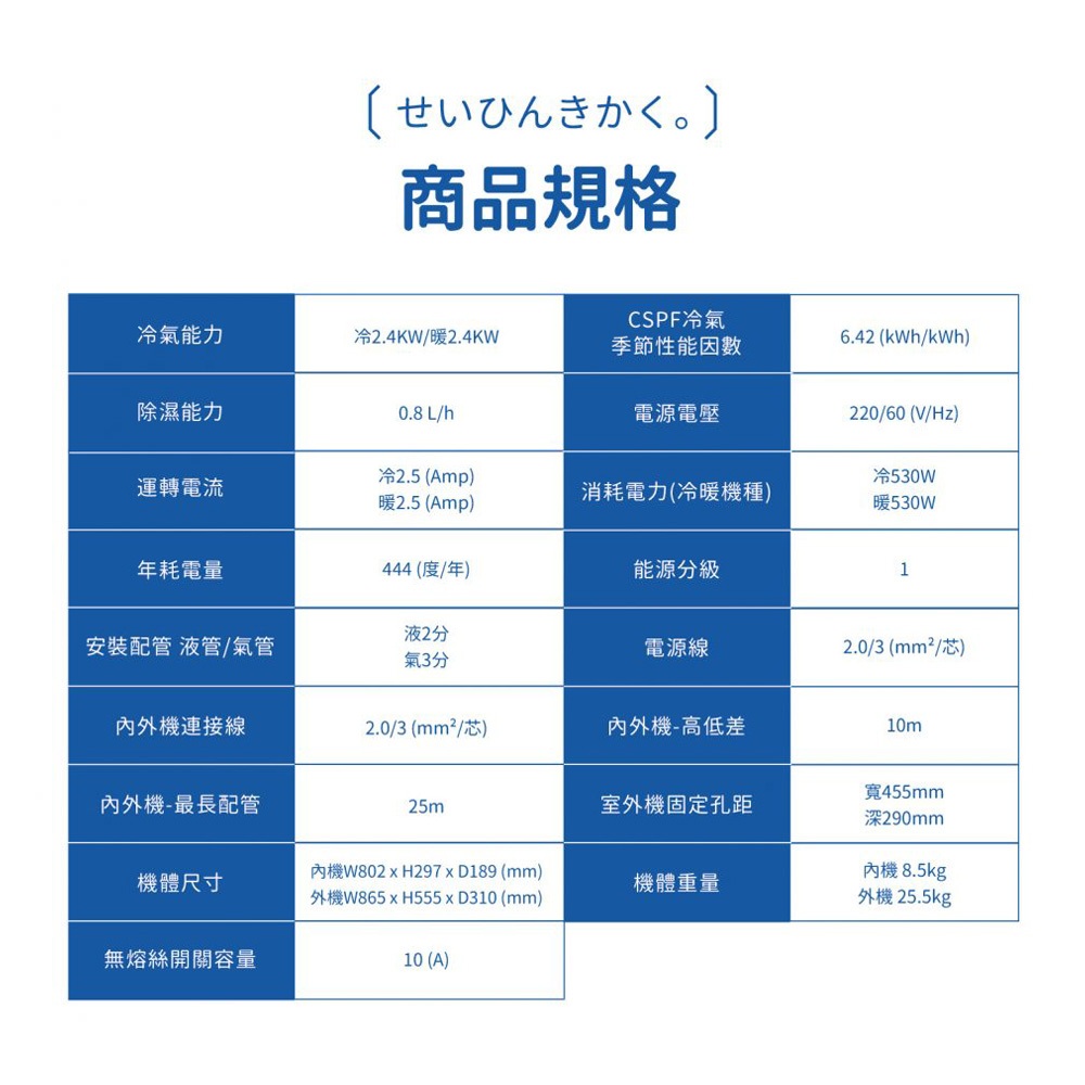 YAMADA 山田家電 2-4坪 變頻 冷暖分離式空調 冷氣 YDS-FN23H/YDC-FN23H, , large