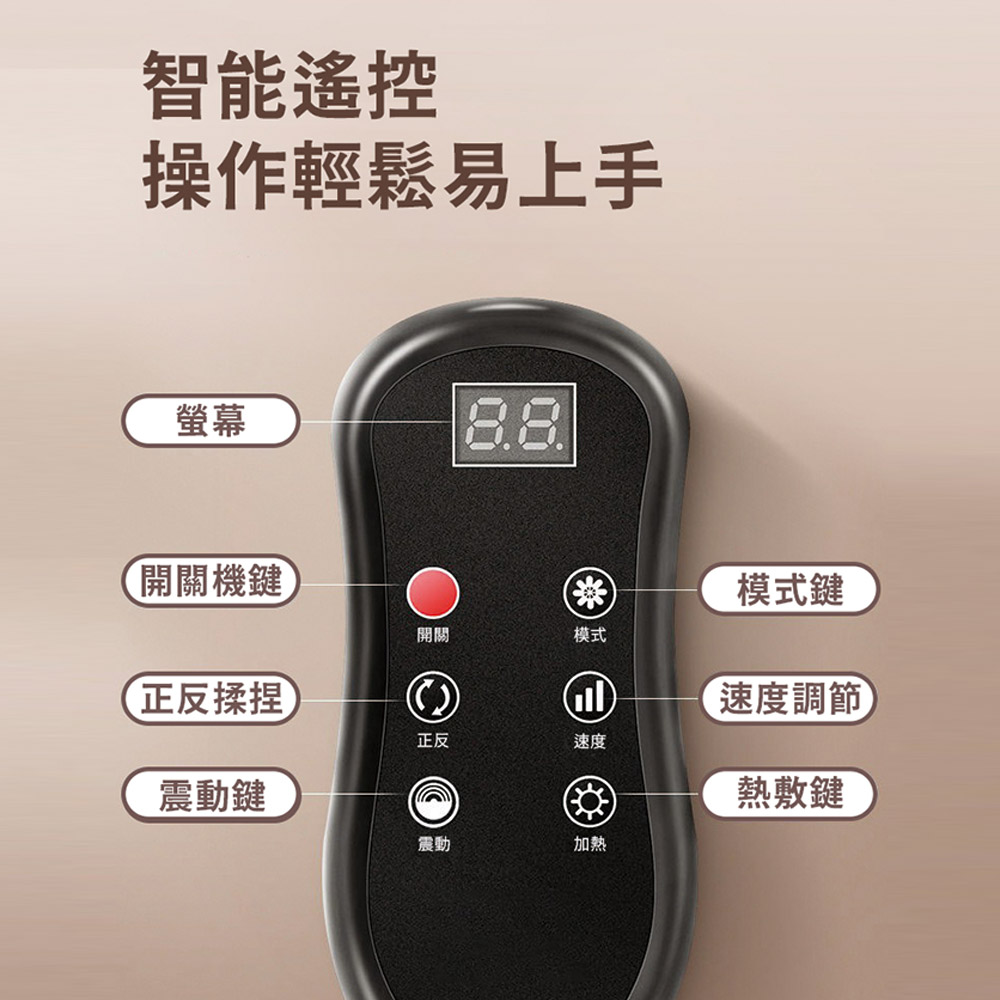 【NOVICE 諾維斯】旗艦款全自動背部五點按摩熱敷椅墊SB-A11, , large