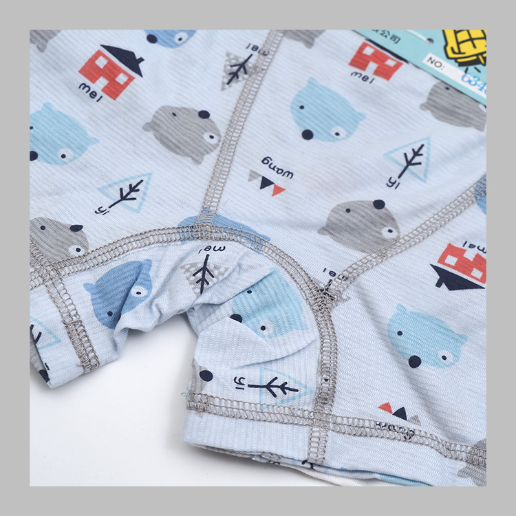 狐狸熊涼感男童平口褲M-63486-2件x4組, , large