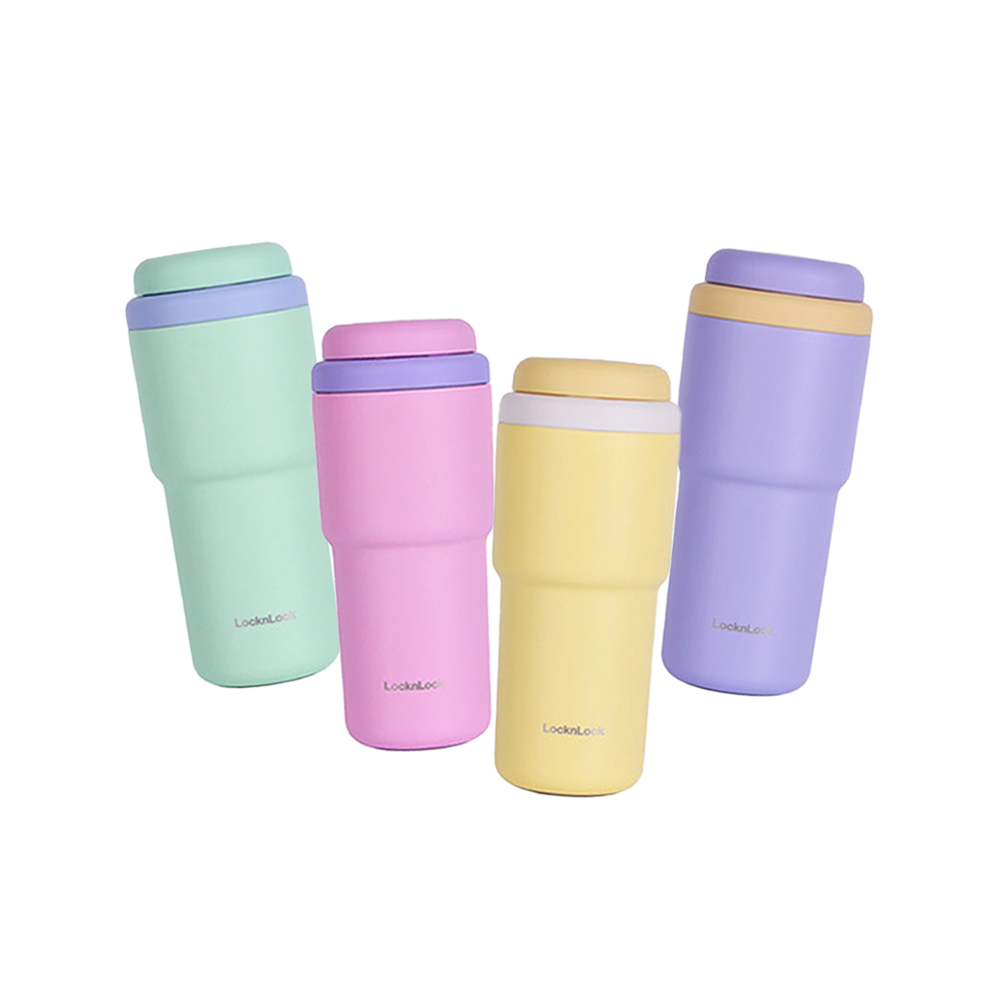 【樂扣樂扣】316不鏽鋼 馬卡龍彈蓋保溫杯 480ml