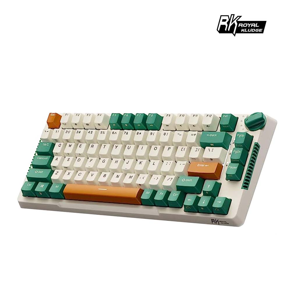 RK 75% 81 key RGB Mechanical Keyboard ( Yellow switches ), , large